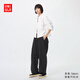 優(yōu)衣庫常規款女裝休閑長(cháng)褲/防紫外線(xiàn)工裝褲26春夏新款483001 09 黑色 M