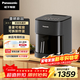 松下（Panasonic）雙核熱循環(huán)多功能全景可視家用全自動(dòng)無(wú)油5L大容量無(wú)需翻面 空氣炸鍋NF-KZ500-K
