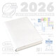 PLANWITH2026年每日計劃本todolist筆記本weekly周手賬日程本365天時(shí)間計劃管理效率手冊全年本考研考公 白色-厚white