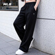 MLB官方 男女同款寬松舒適潮流百搭闊腿休閑長(cháng)褲26春季新款PTB02 紐約洋基隊/黑色 S