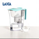 萊卡（LAICA）意大利凈水壺 家用直飲濾水壺 過(guò)濾凈水器 自來(lái)水過(guò)濾器 3.1L大容量 藍色1壺2芯【過(guò)濾直飲】