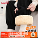 班尼路（Baleno）超厚保暖羊羔絨褲子女加絨加厚冬季2025新款秋冬外穿休閑百搭棉褲