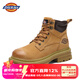 Dickies馬丁靴男靴2025秋冬百搭靴子男女情侶大黃靴加絨厚底增高鞋工裝靴 土黃 41 【偏大一碼，適合運動(dòng)鞋42】