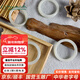 玉緣和田玉白玉手鐲多圈口選擇油潤細膩送家人長(cháng)輩品相精美揚州玉器廠(chǎng) 款六圈口56mm