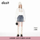DZZIT地素白色立體愛(ài)心衛衣春秋美式復古甜心設計女 白色 S
