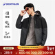 迪卡儂外套男冬加厚風(fēng)衣防水棉服黑色L 5023789