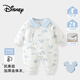 迪士尼（Disney）嬰兒衣服新生兒280g加厚連體衣外套夾棉服滿(mǎn)月寶寶外出保暖秋冬季