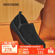 斯凱奇（Skechers）男鞋冬季加絨保暖一腳蹬休閑鞋健步鞋懶人鞋通勤商務(wù)鞋204637