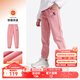 駱駝小駱駝兒童沖鋒褲軟殼褲戶(hù)外防水褲男童女童秋冬加絨長(cháng)褲中大童 D65CA9E007A，蓮霧粉 150