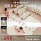 貝易寶寶爬爬墊加厚嬰兒防摔兒童爬行墊XPE折疊墊180*200*2.5cm彩虹