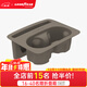 固特異（Goodyear）適用理想i6/i8無(wú)線(xiàn)充硅膠墊中控儲物盒前后排水杯架防護內飾配件 理想i6  后排水杯架 灰棕 一對