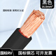 國標電線(xiàn)RV10 16 25 35平方單芯多股銅芯特軟電線(xiàn)電瓶汽車(chē)連接線(xiàn) 國標 細軟線(xiàn) 16平方 黑色 1米