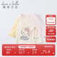 戴維貝拉（DAVE＆BELLA）Hello Kitty聯(lián)名女童T恤兒童上衣嬰兒寶寶童裝春秋裝