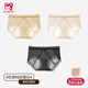 阿貍內褲女士蝴蝶結法式蕾絲自然腰三角褲低腰7A抗菌聚乳酸蠶絲底襠