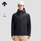 迪桑特（DESCENTE）DUALIS男士山峰夾克防水透濕薄絨沖鋒衣 IB-墨黑色 XL (180/100A)