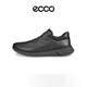 愛(ài)步（ECCO）男士休閑通勤運動(dòng)鞋830764 01001黑色 42 送男友禮物