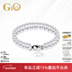 GiO珠寶 雙層淡水珍珠手鏈手串925銀新年禮物送女友送老婆 珍珠4.5-7.5mm
