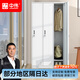 中偉三門(mén)更衣柜儲物柜辦公室鋼制柜三門(mén)員工鐵皮柜