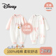 迪士尼（Disney）嬰兒衣服春秋冬季新生兒連體衣男女寶寶內衣和尚服純棉爬爬服 微笑四只【2件裝】 66cm 【建議3-6個(gè)月】