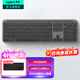羅技（Logitech）K950無(wú)線(xiàn)藍牙鍵盤(pán)  雙模靜音鍵盤(pán)辦公鍵盤(pán)薄膜筆記本電腦手機Mac平板ipad鍵盤(pán) 全尺寸家用超薄便攜 石墨黑