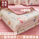浪莎（LangSha）冬季加絨床蓋雙面一棉一絨床單1.8x2米加厚夾棉毛毯床褥子三件套 波點(diǎn)小象【A面雙層紗B面寶寶絨】 180x200cm【單床蓋】