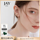Jay仿貓眼石小花耳釘女耳環(huán)時(shí)尚飾品耳飾送女友閨蜜新年禮物