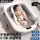京厽嬰兒洗澡盆寶寶浴盆可折疊坐躺大號家用浴桶洗澡桶新生兒童 加大加厚感溫浴盆+護脊浴架+送豪華禮包