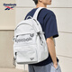 Reebok銳步羽毛球包男生運動(dòng)雙肩包網(wǎng)球背包大容量女學(xué)生書(shū)包 冰川白