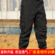 KXRIC黑色保安作訓褲男春秋耐磨戰術(shù)褲軍迷褲工裝褲訓練褲子寬松版 黑色作訓褲 四季款不含腰帶 2XL 建議體重140-160斤