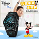 迪士尼（Disney）兒童手表6-12歲男孩生日禮物考試防水小學(xué)生男生只看時(shí)間夜光指針 升級米奇藍色【星期日歷顯示】