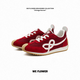 WE FLOWER小花復古慢跑鞋經(jīng)典輕便舒適百搭男女同款運動(dòng)休閑鞋 40 落日紅