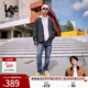 Lee【張凌赫代言】25新品726標準中腰直筒丹寧回潮中藍色男牛仔褲 中藍色 34