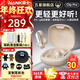 南卡（NANK）Clip Pro耳夾式藍牙耳機 不入耳開(kāi)放式耳機運動(dòng)跑步健身防水游戲通話(huà)降噪超長(cháng)續航 Clip Pro【360°環(huán)繞音 】卡其色