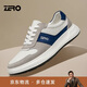 零度Zero男鞋新款運動(dòng)休閑日常百搭舒適時(shí)尚柔軟輕便戶(hù)外 白藍色  40 