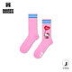 Happy Socks【2026新款Hello kitty聯(lián)名】女孩潮牌襪子可愛(ài)滿(mǎn)印新年禮中筒襪 Hello Kitty愛(ài)心小貓 均碼 36-40