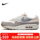 耐克NIKE休閑鞋男子氣墊AIR MAX 1運動(dòng)鞋IB1492-121白灰/卡其44