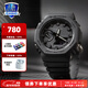 卡西歐（CASIO） 男表黑武士G-SHOCK運動(dòng)手表小鋼炮黑金防水時(shí)尚石英腕表送男友 GA-2100-1A1PR