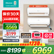 海信（Hisense）一拖二空調 大2匹/3匹中央空調 變頻冷暖掛機 省電智控 復式loft公寓 掛機空調【咨詢(xún)客服享國補】 大3匹二級能效國補一拖二2P掛+大1.5P掛