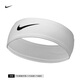 耐克（NIKE）運動(dòng)發(fā)帶頭巾非開(kāi)放頭帶速干型吸汗健身籃網(wǎng)球白色N1011706127OS