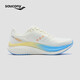 Saucony索康尼 TIDE 4浪潮4男女同款慢跑訓練緩震跑鞋 米黃【女款】 39