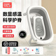 貝喜嬰兒洗澡盆新生嬰幼可折疊寶寶洗澡神器兒童用品大號坐躺托架浴盆 浴盆+感溫浴架+水勺+禮包