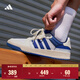 adidas ENTRAP美式校園風(fēng)運動(dòng)少年感復古籃球風(fēng)板鞋男女阿迪達斯 白/藍   42