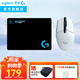 羅技（G）G304無(wú)線(xiàn)鼠標游戲電競鼠標宏編程競技人體工學(xué)輕量化中小手鼠標三角洲無(wú)畏契約吃雞送男女友禮物 G304白色+游戲鼠標墊 無(wú)線(xiàn)