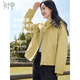初申 春秋休閑外套女連帽寬松顯瘦工裝沖鋒衣戶(hù)外夾克上衣S61D092