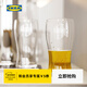 宜家（IKEA）LODRAT羅蘭特啤酒杯子家用錐形設計大容量大水杯子2件 啤酒杯500毫升X2