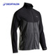 迪卡儂（DECATHLON）運動(dòng)外套男士跑步健身速干加絨長(cháng)袖立領(lǐng)衛衣夾克ten 初秋透氣款-黑灰色 XL