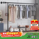 楠葉 晾衣架落地 陽(yáng)臺衣架  多功能衣架 簡(jiǎn)易衣架桿 臥室掛衣架DGZ-8