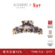 亞歷山大（ALEXANDRE DE PARIS）【新年禮物】鯊魚(yú)夾慵懶穿搭發(fā)夾7706新年禮物女士 G琥珀色大號