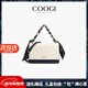 COOGI包包女款新款輕奢侈女士小方斜跨包生日新年情人節禮物送女友老婆 米白色 精美禮盒送禮有面
