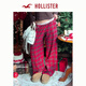 HOLLISTER【經(jīng)典爆款】美式法蘭絨LOGO格子褲25秋冬女裝346-5098 紅色格子 M 165/74A 標準版